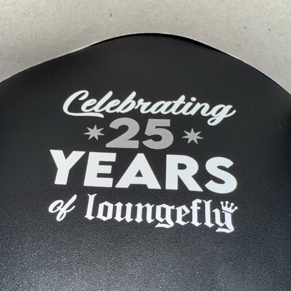 Loungefly 25th Anniversary Logo Holographic Silver Sequin Mini Backpack - Picture 12 of 13
